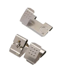 Contatti a molla, porta doppia, per batterie fai-da-te