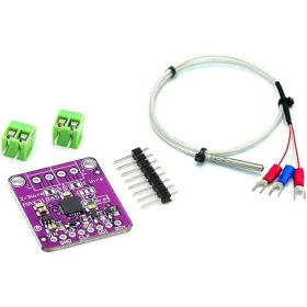MAX31865 hőmérséklet-érzékelő modul, PT100 érzékelő, 3–5 V