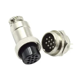 GX16 connector set, 10-pin
