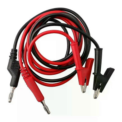 Set Testkabel Bananenstecker 4mm Krokodilklemme 1m