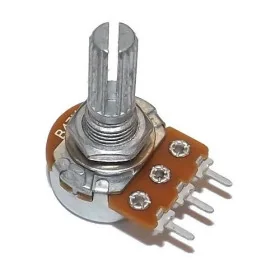 Rotary potentiometer WH148, 15 mm, 100K