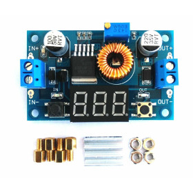Spannungsabsenkmodul XL4015, 5-36VDC, 5A, 75W, mit Display