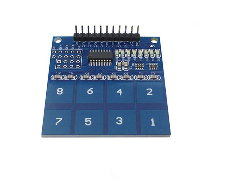 8CH TTP226 2-5V Capacitive Touch Sensor Module Arduino Compatible