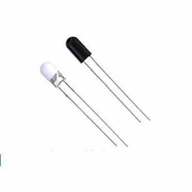 Pair of IR LED emission, reception 5mm