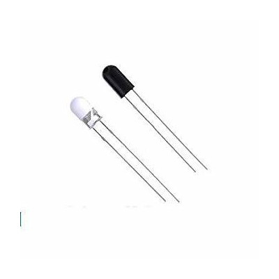 Pair of IR LED emission, reception 5mm