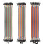 40 Dupont male-male jumper wires 20cm