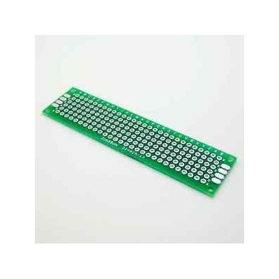 Double-sided prototyping PCB board, 2x8cm