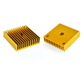 Stepper heatsink, 4040, MK7/MK8, gold