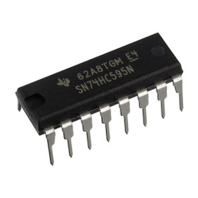 8 bit shift register, 74HC595