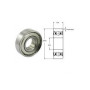Rulment 608ZZ 8x22x7 mm