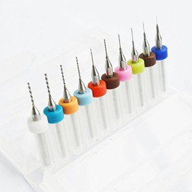 Set mini burghie tungsten 0.1-1.0mm, 10 buc