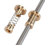 T8 nut set, anti backlash, with spring, pitch 8mm