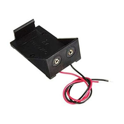 9V Batteriehalter mit 5,5x2,1 Stecker