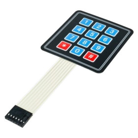 Tastatura membrana Keypad 3x4 cu cablu 85mm