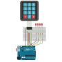 Membrane keyboard Keypad 3x4