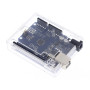 Transparentes Kunststoffgehäuse fuer Arduino UNO