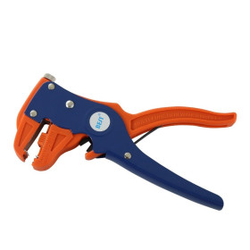 Automatic pliers for stripping and cutting wires