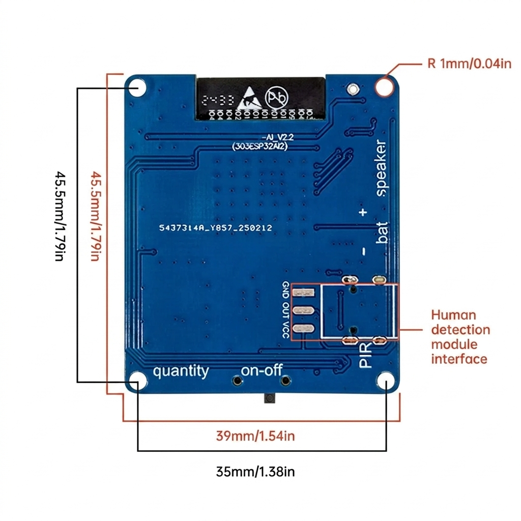 Xiaozhi AI Voice Assistant Module ESP32-S3 with 1.54