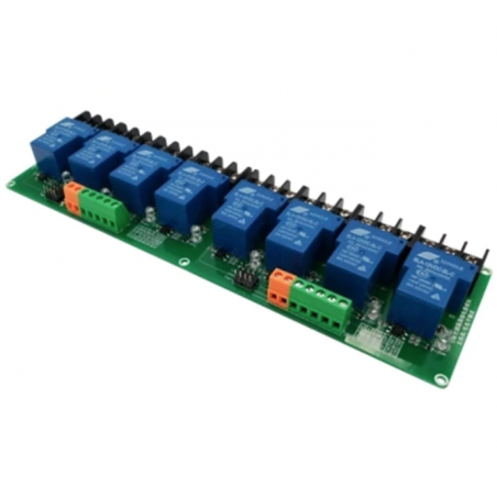 8 Channel 30A Relay Module Relay Expansion Board High/Low Level Trigger ...